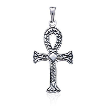 Ankh Silver Pendant TP110 - Jewelry